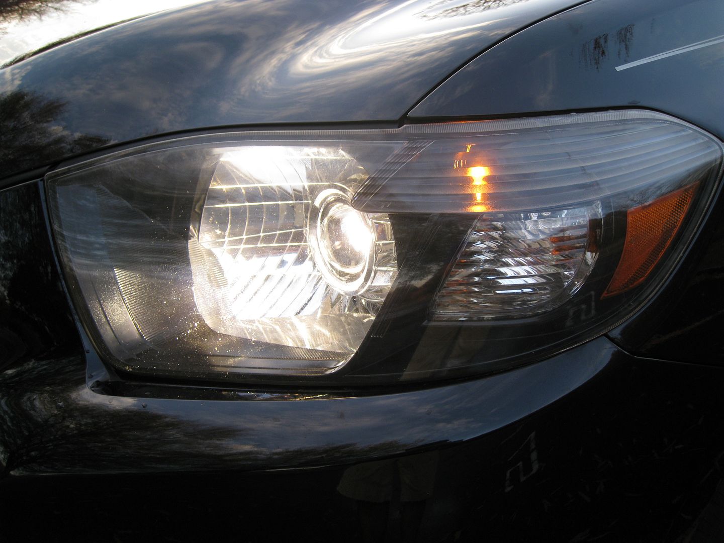 Blacked out headlights Toyota Nation Forum